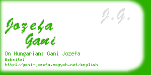 jozefa gani business card